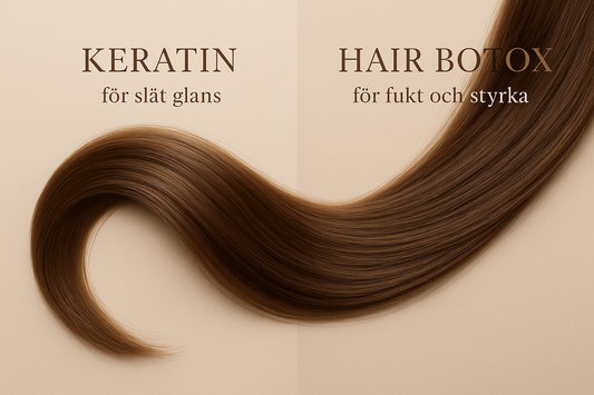 Skillnaden mellan Hair Botox och keratinbehandling