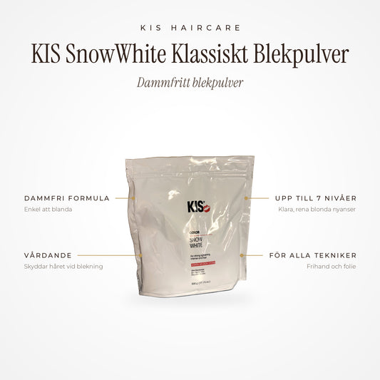 Fördelar: KIS SnowWhite blekpulver