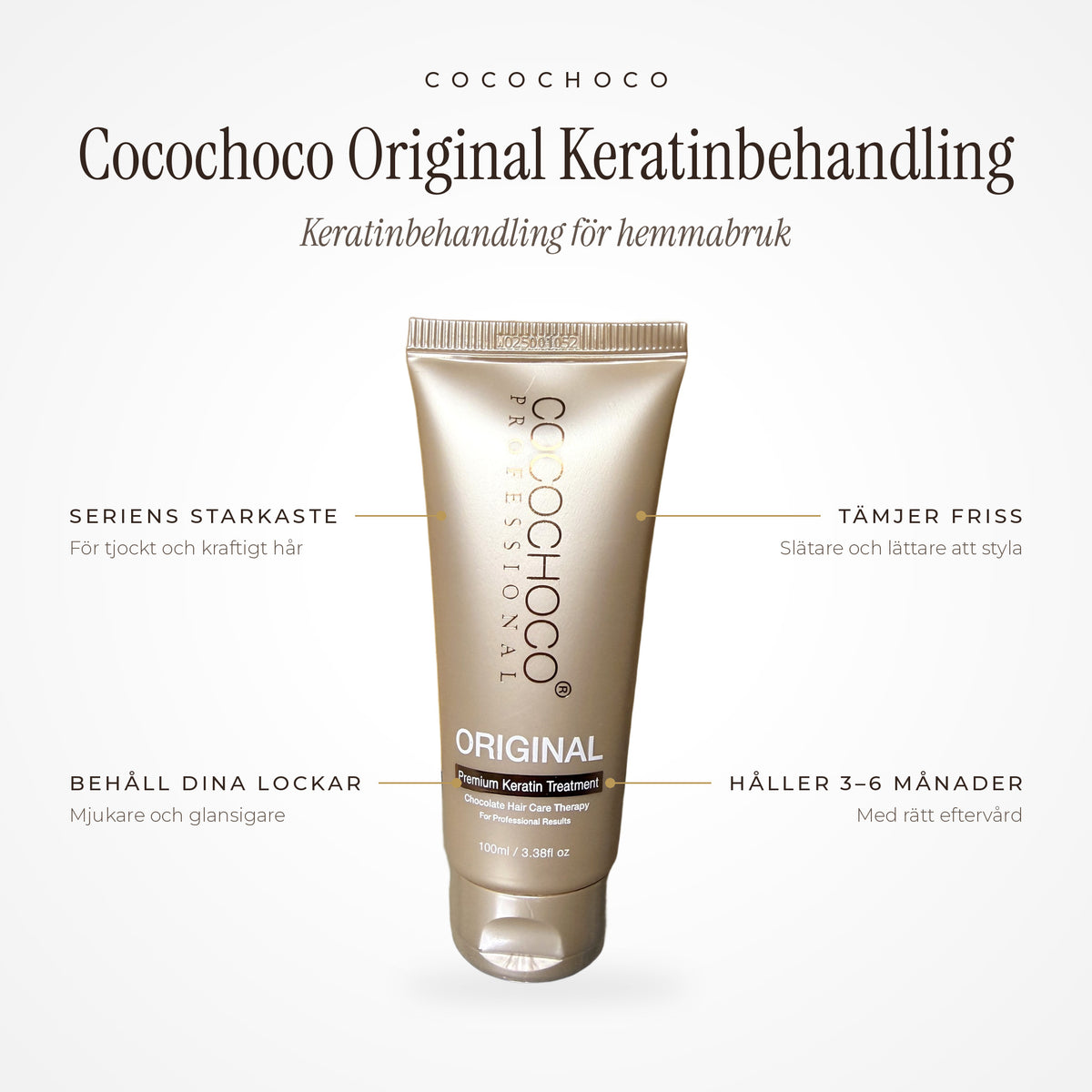 Fördelar: Cocochoco Original Keratinbehandling