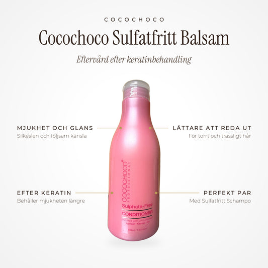 Fördelar: Cocochoco Sulfatfritt Balsam 400 ml