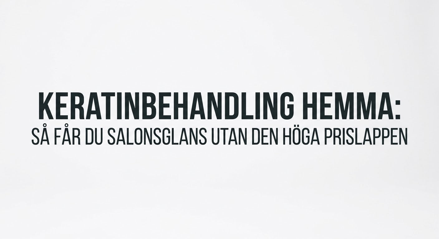 Bästa keratinbehandlingen hemma: Så får du salongsresultat utan den höga prislappen