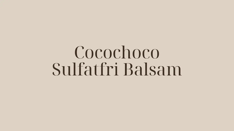 Cocochoco Sulfatfri Balsam — varför den är obligatorisk efter keratinbehandling - Cocochoco Sverige