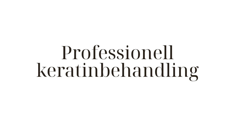 Professionell keratinbehandling med Cocochoco