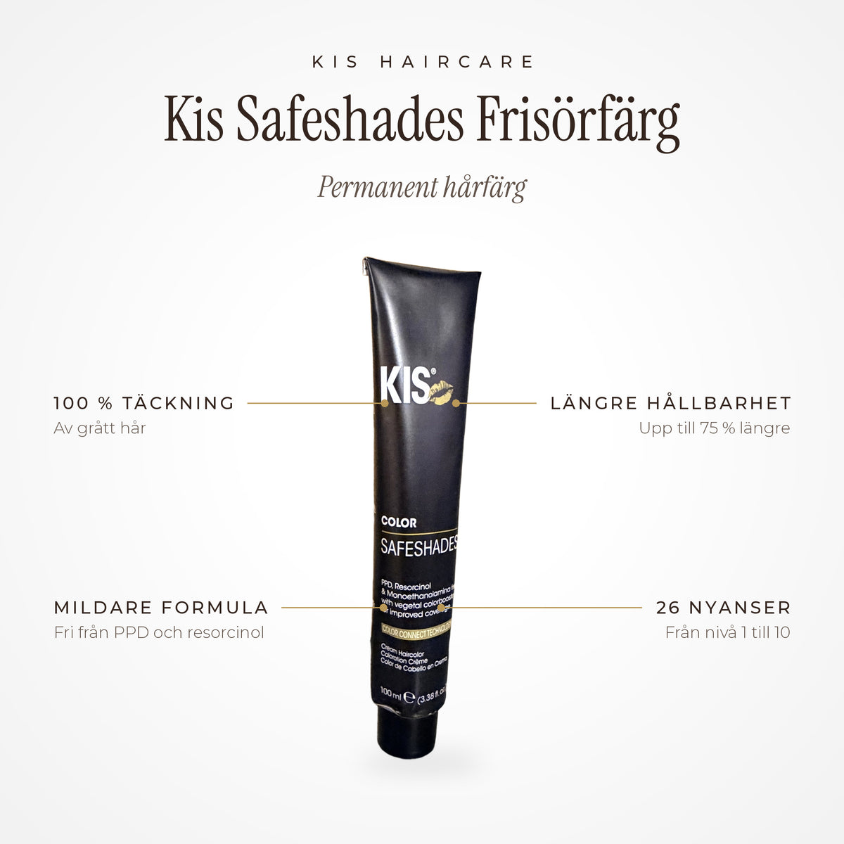 Fördelar: KIS Safeshades frisörfärg