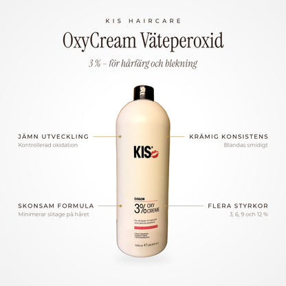 Fördelar: KIS OxyCream väteperoxid